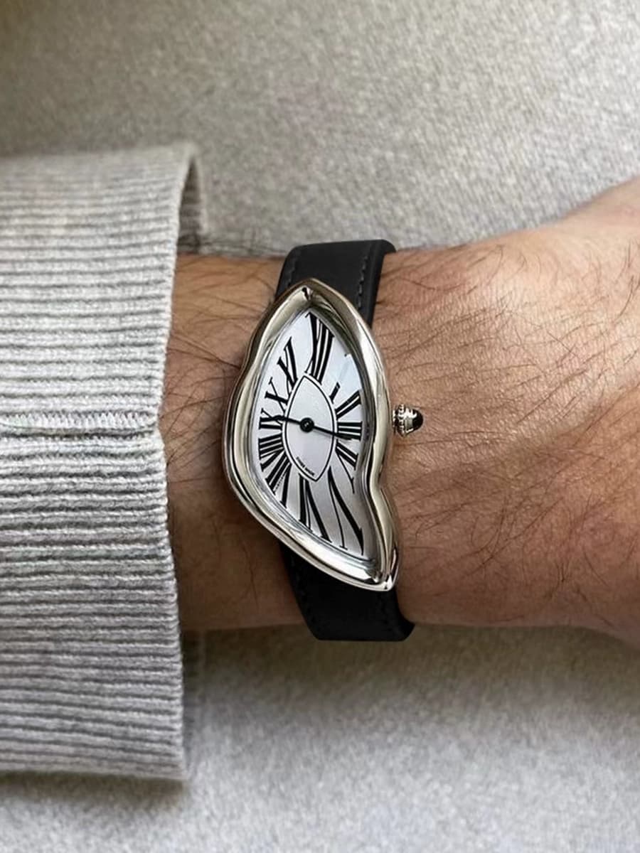 Alien crash melt twist y2k watch kiosk men's fashion retro high-end ins niche design - JoyaGoo Spreadsheet