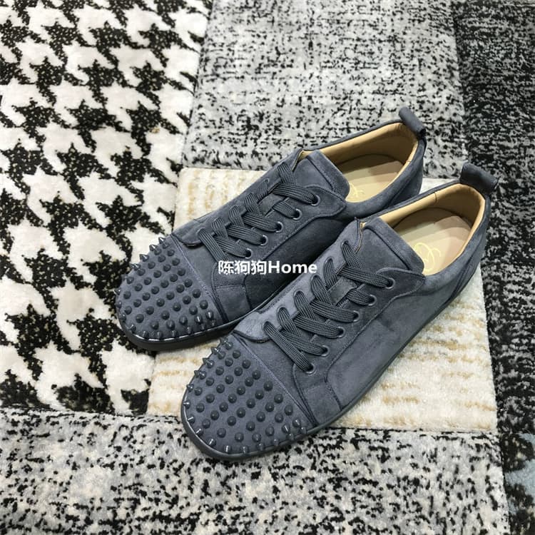 CLOUMANCE new gray suede four seasons suede rivet shoes - JoyaGoo Spreadsheet
