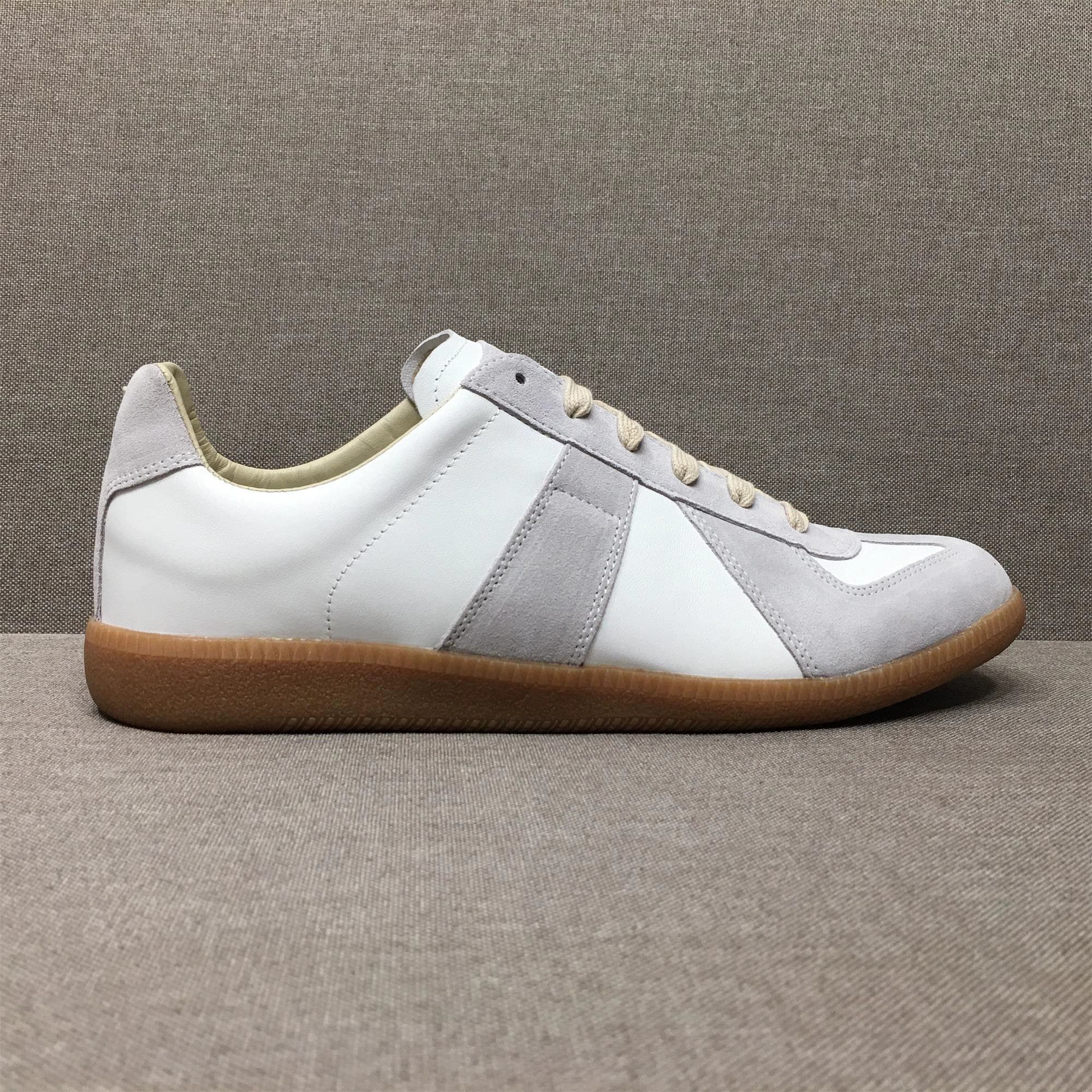 [Shoes] Dexun shoes, MMGAT retro couple white shoes, rubber sole sports shoes - JoyaGoo Spreadsheet