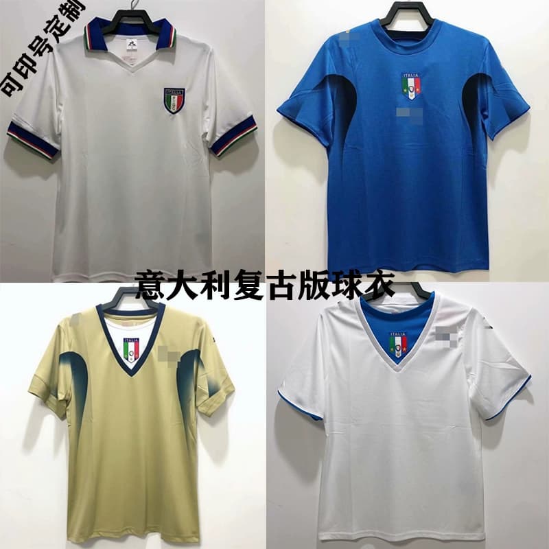 2006世界杯82意大利复古老款球衣7皮尔洛10号托蒂守门足球服短袖 - JoyaGoo Spreadsheet