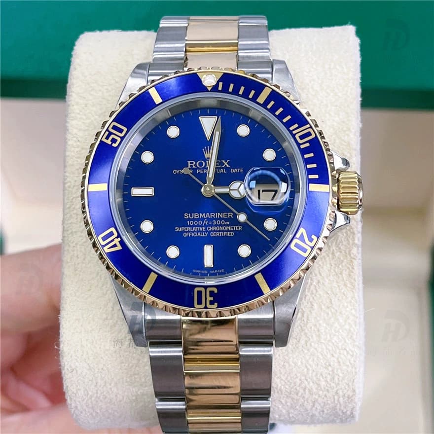 一口价95劳力士手表男士热门款间金蓝鬼16613全自动机械腕表40mm - JoyaGoo Spreadsheet