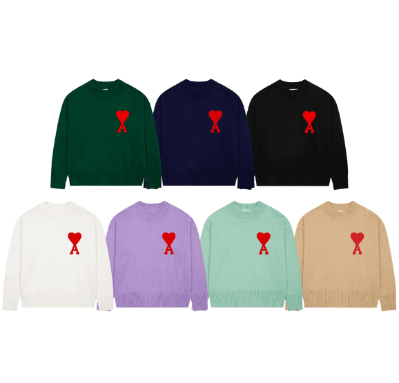 Ami Paris经典款A字爱心毛衣 p149 yuan - JoyaGoo Spreadsheet