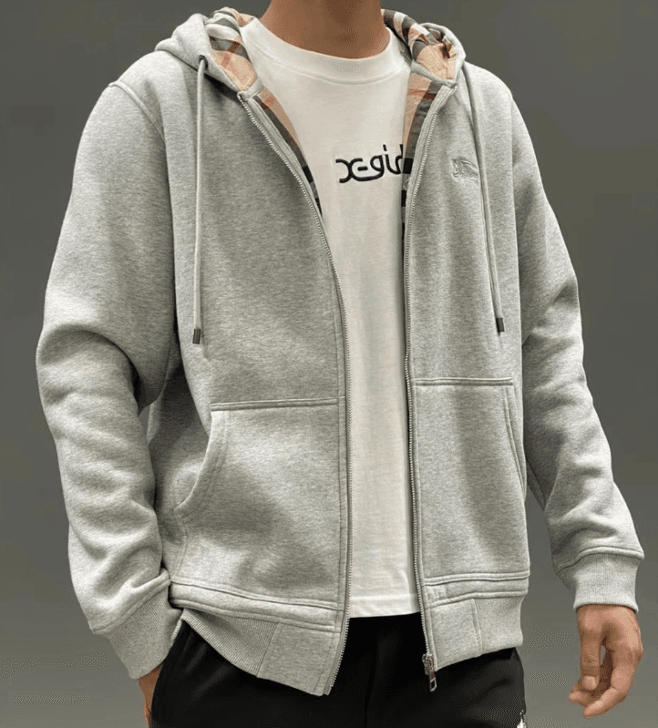 Cotton Zip-Up Cardigan Sweatshirt with Hood - JoyaGoo Spreadsheet