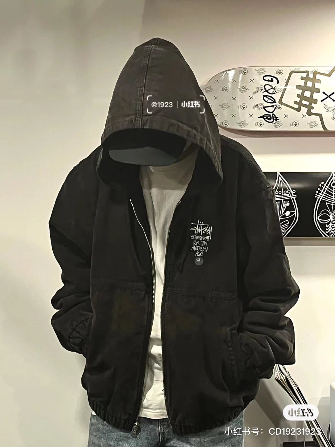 加棉版 巡游22AW CANVASINSULATED WORK JACKET帆布绝缘水洗工装夹克棉服棉连帽拉链外套男女秋冬新款2023 boo - JoyaGoo Spreadsheet