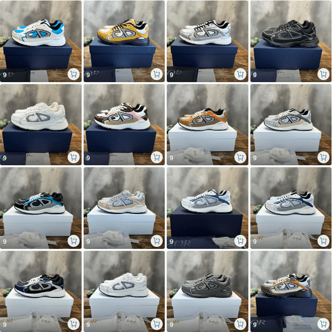 Youth Fashion Shoes D-Series 2 - JoyaGoo Spreadsheet