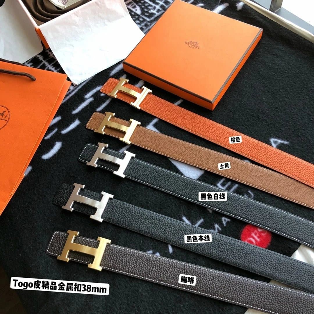 Brand new high quality leather belt for men top layer cowhide double sided H buckle business casual belt - JoyaGoo Spreadsheet