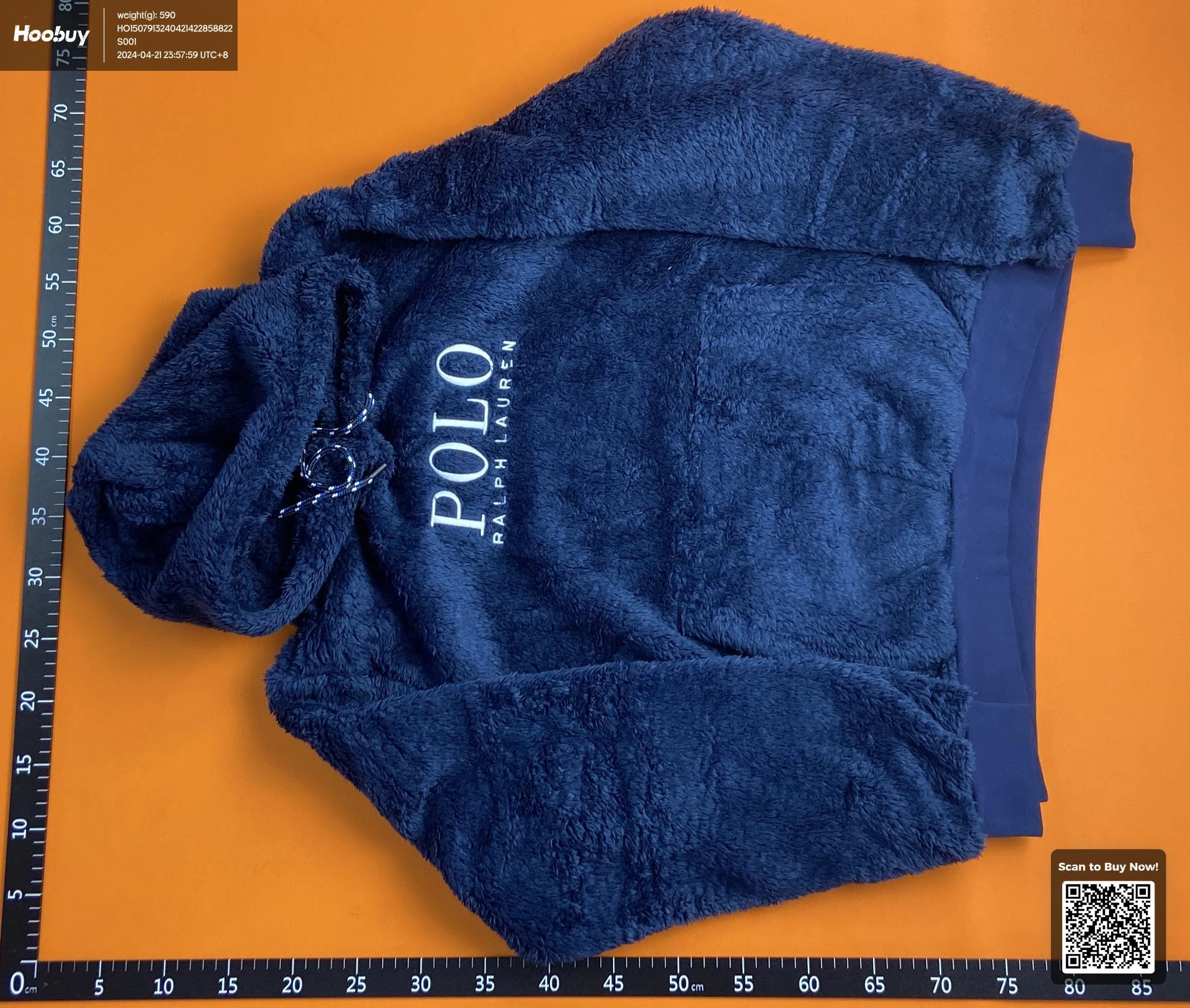 polo plush hoodie – photo 2