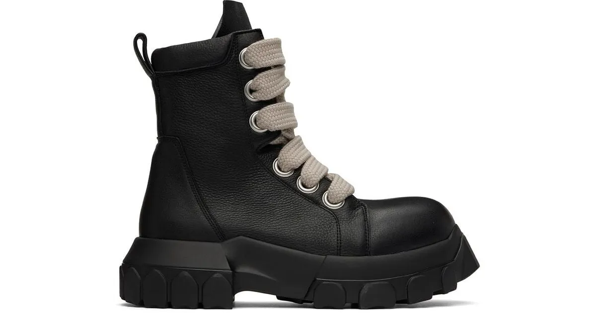 Rick Owens Jumbo Lace Tractor Boot 2 Styles