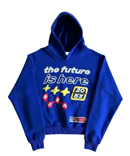 Broken Planet Hoodie Blue