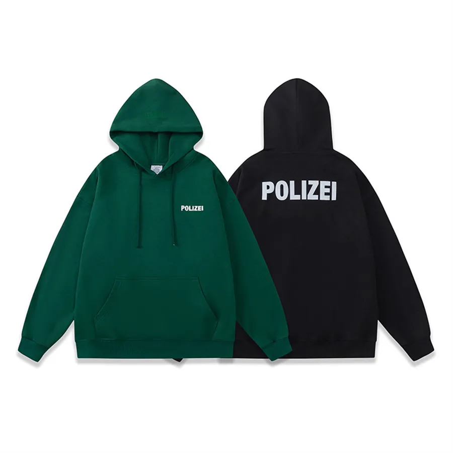 Vetements Polizei Hoodie 2 Styles