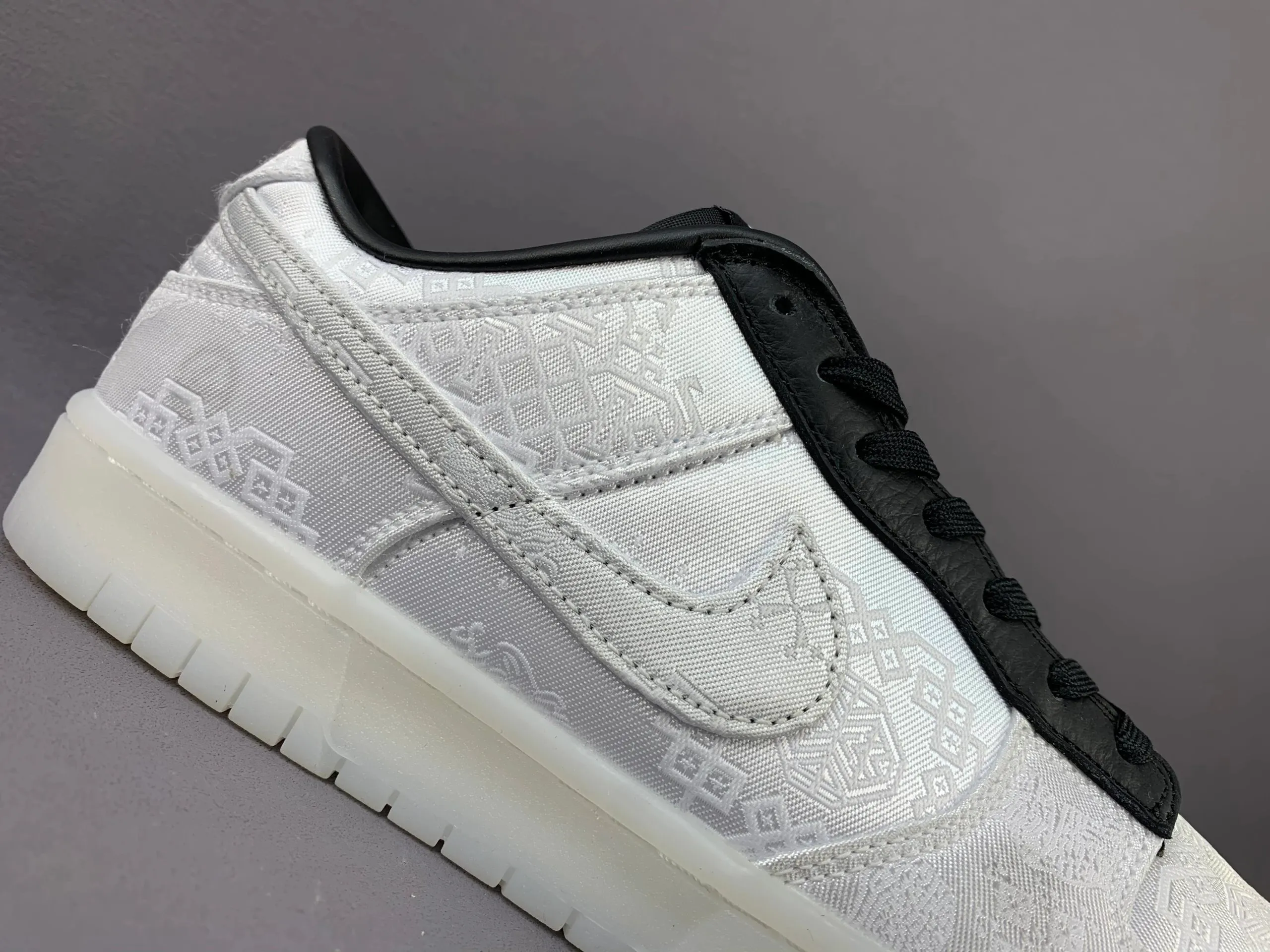 DUNK LOW SP WHITE-BLACK BLANC – photo 2