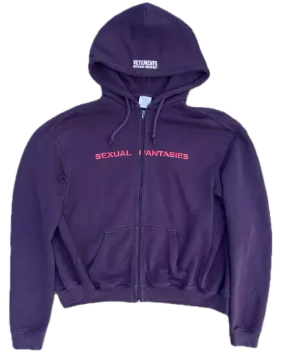 VETEMENTS SEXUAL FANTASIES HOODIE & ZIP UP – photo 2