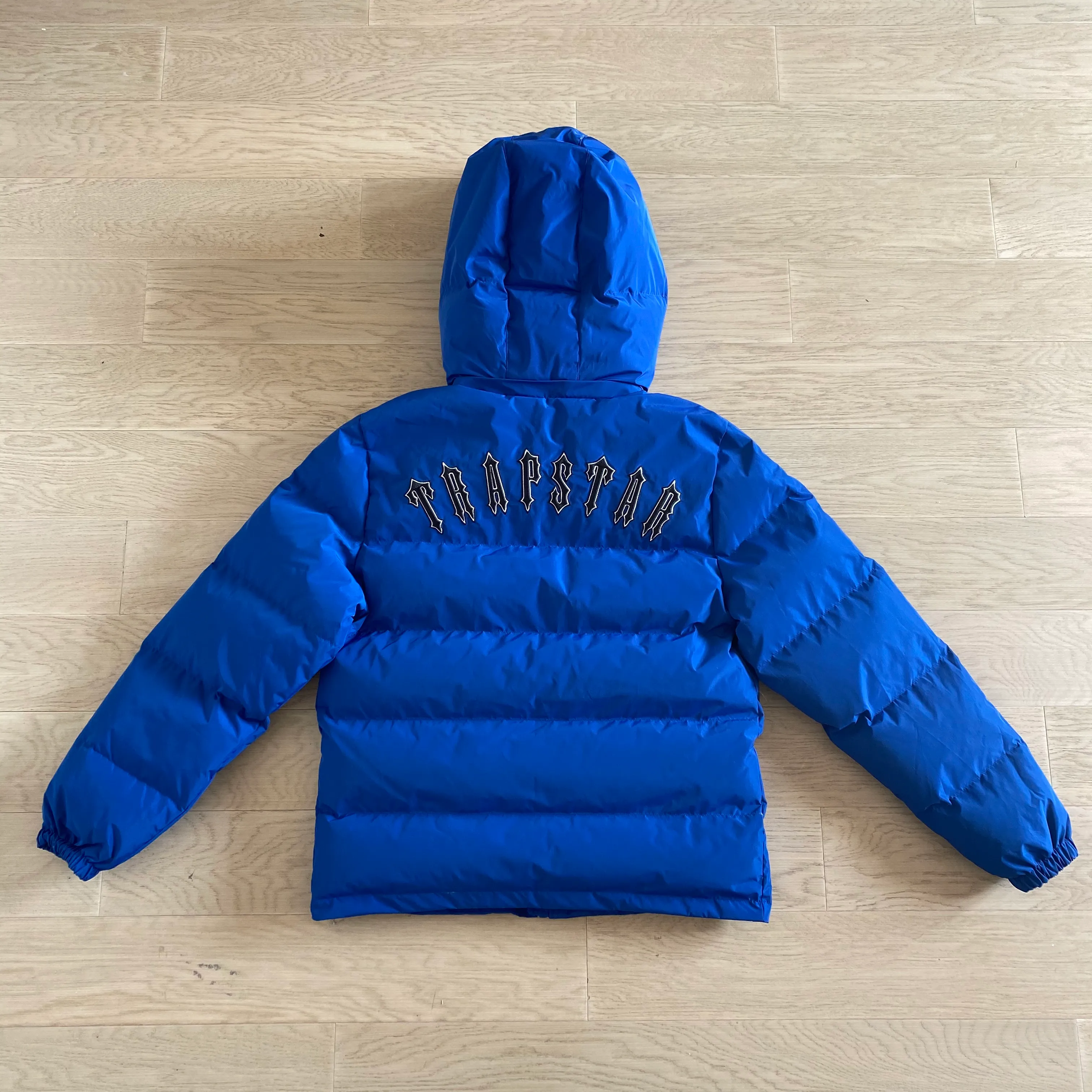 Trapstar Irongate pufferjacket with Detachable Hood Blue – photo 2