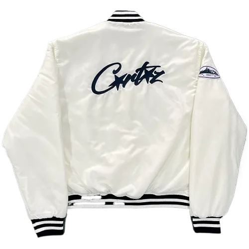 CORTEIZ VARSITY JACKET WHITE – photo 2
