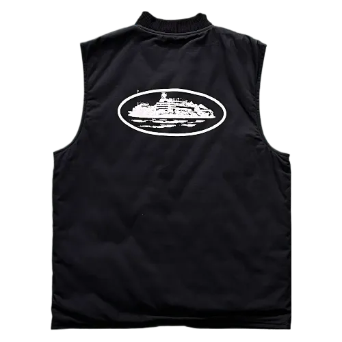 Corteiz Vest Guerillaz Quilted bLACK – photo 2