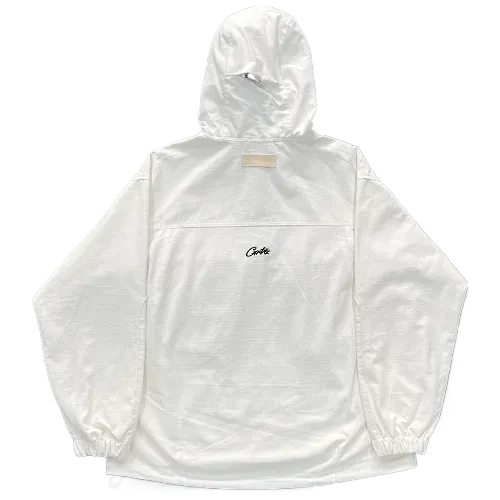 CORTEIZ JACKET SLANT POCKET WHITE – photo 3