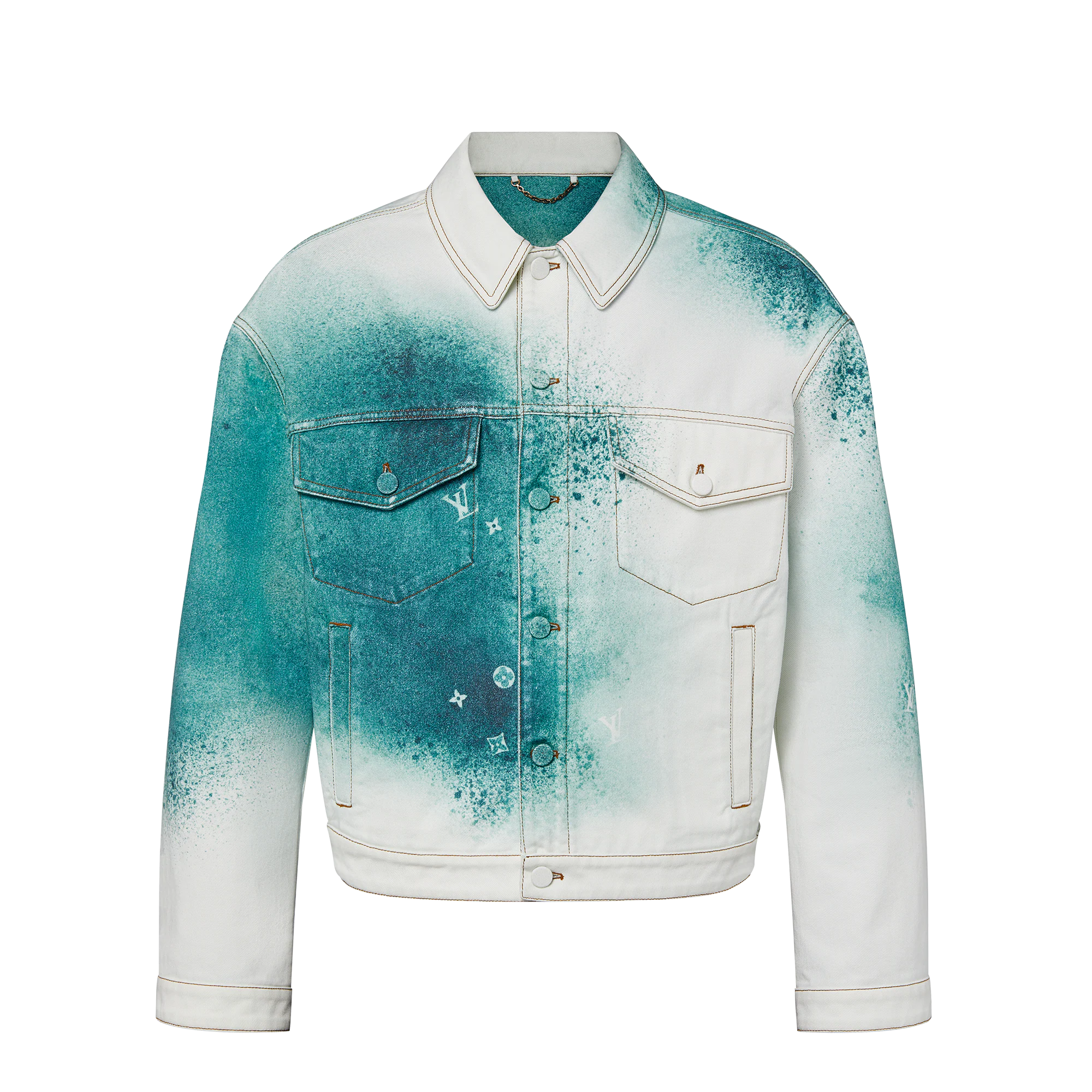 LV Spray Denim Jacket – photo 2