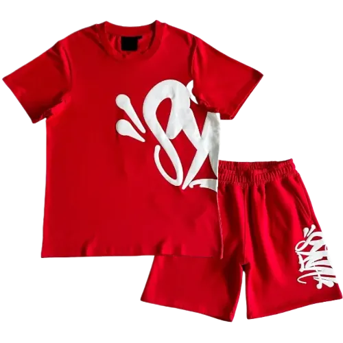 Syna World Tee and Shorts Set Red – photo 2