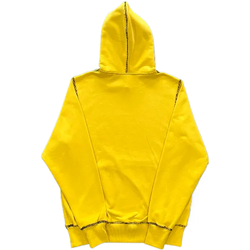 corteiz hoodie Alcatraz topstitching yellow – photo 2