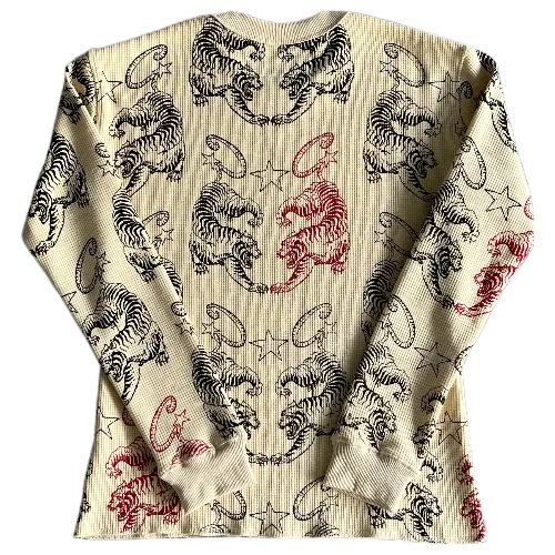 corteiz Long Sleeve Twin Tigers Waffle – photo 2