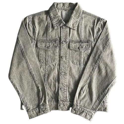 corteiz jacket denim c-star -grey – photo 2