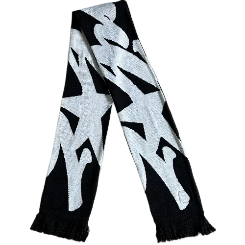 corteiz Scarf - wraps Black and White – photo 2