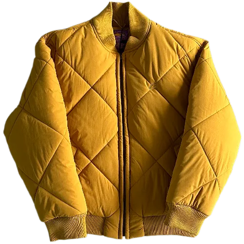 corteiz jacket bomber olde english -yellow – photo 2