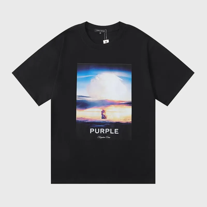 purple brand T-shirt – photo 2